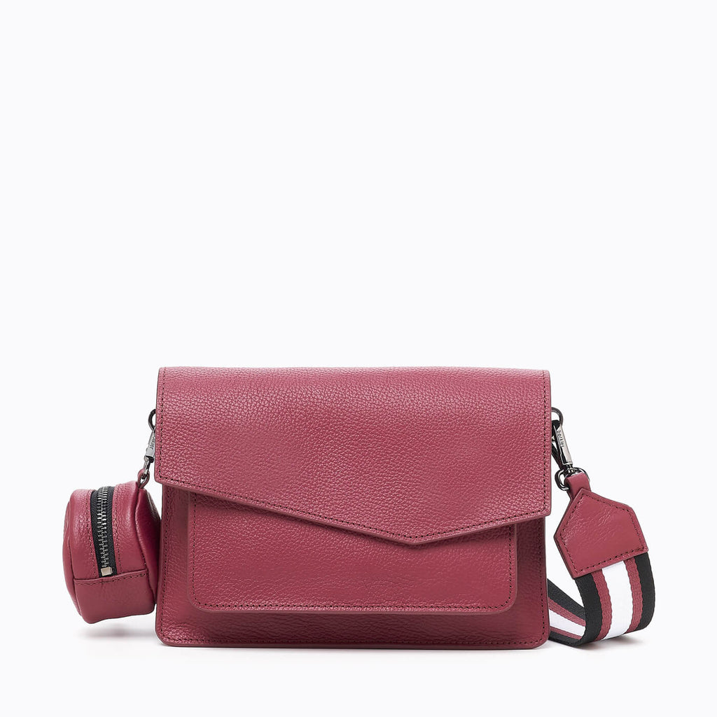 Cobble Hill Crossbody (Malbec)- Designer leather Handbags