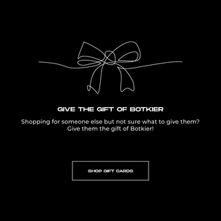 Give the gift of Botkier.  Shopping for someone else but not sure what to give them? Give them the gift of Botkier, shop gift cards