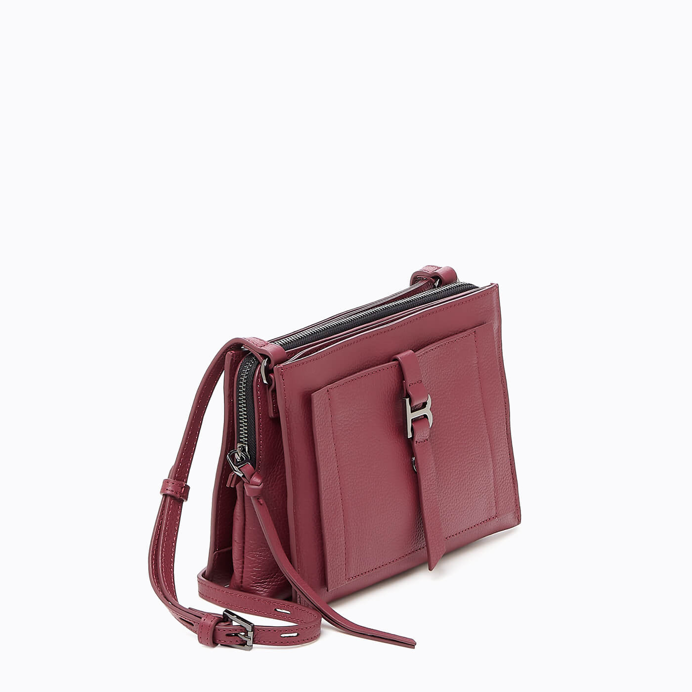 Baxter City Crossbody (Malbec)- Designer leather Handbags