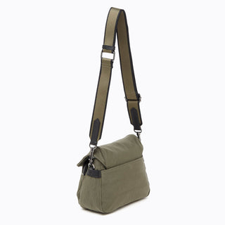 Baxter Nylon Crossbody (Green)- Designer leather Handbags