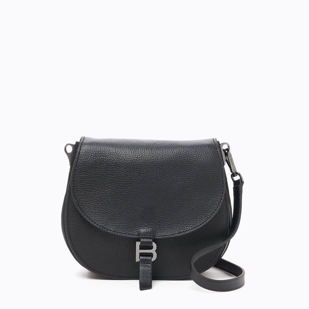Baxter Saddle Crossbody (Black)- Designer leather Handbags | Botkier ...