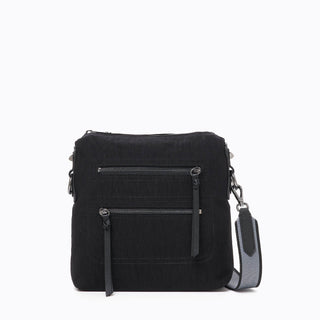 Chelsea Nylon Travel Crossbody (Black)- Designer leather Handbags