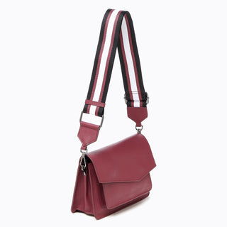 Cobble Hill Crossbody (Malbec)- Designer leather Handbags