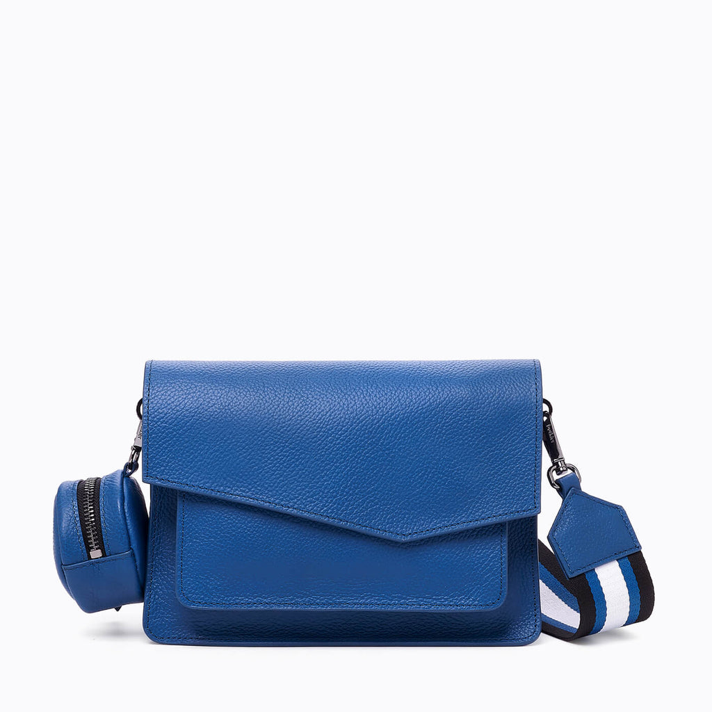 Cobble Hill Crossbody (Sapphire)- Designer leather Handbags | Botkier ...