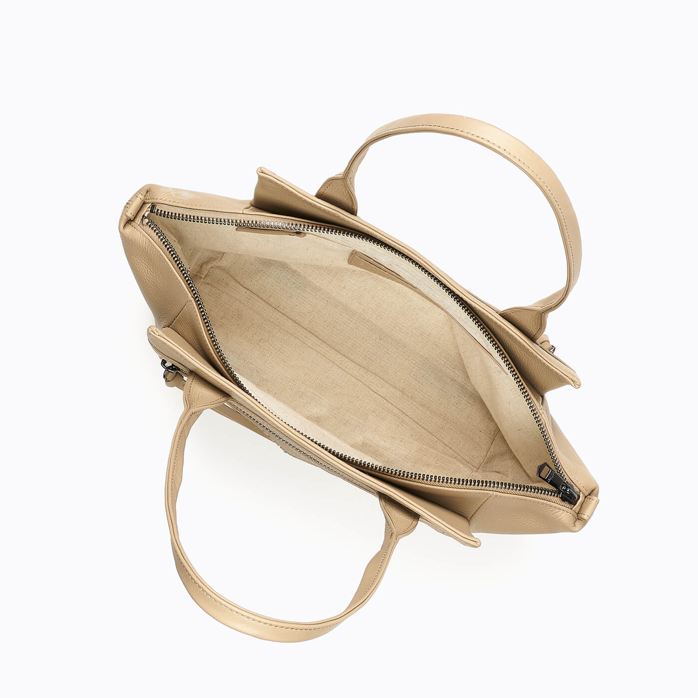 Trigger Satchel (Latte)- Designer leather Handbags | Botkier New York