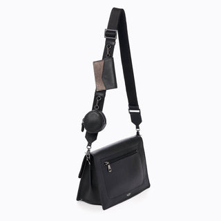 Cobble Hill Crossbody (Black)- Designer leather Handbags