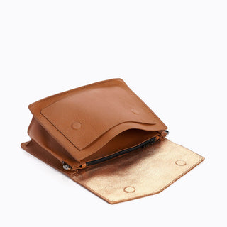 Coffee Soft Leather Top-Handle Flap Satchel Shoulder Bags