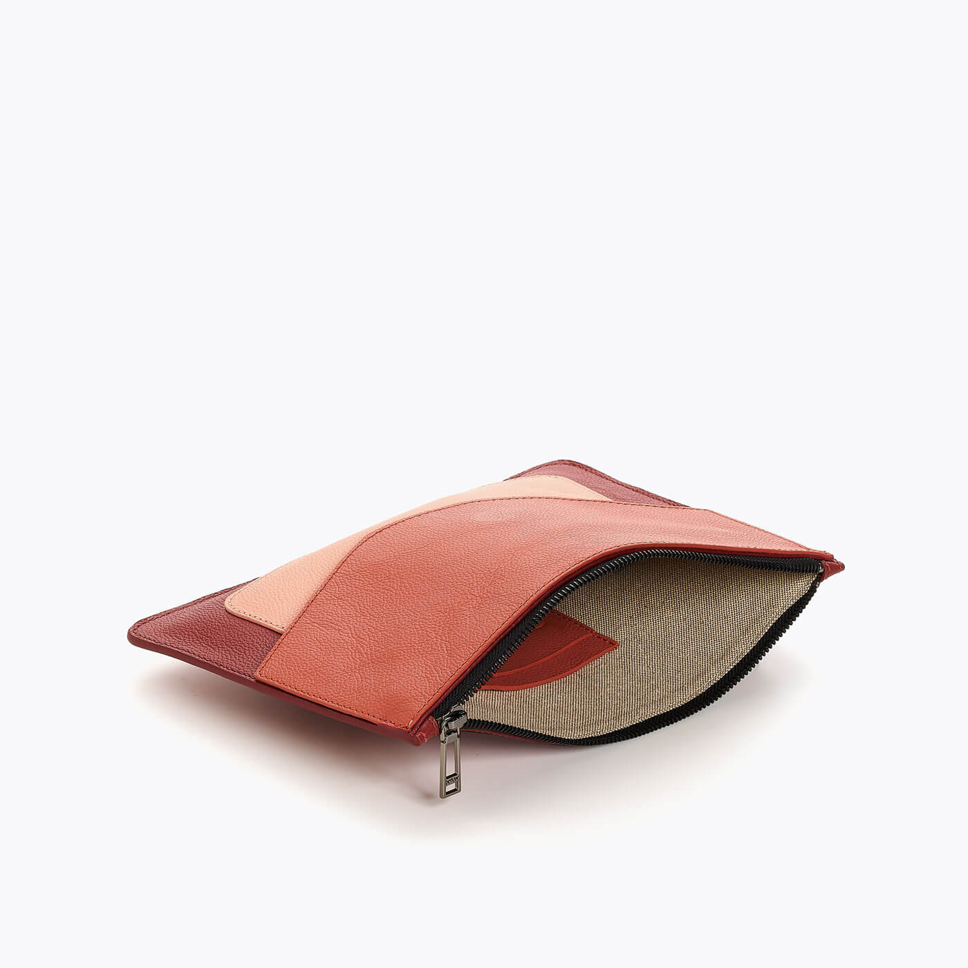Cobble Hill Large Pouch TERRACOTTA COMBO Designer Accessories