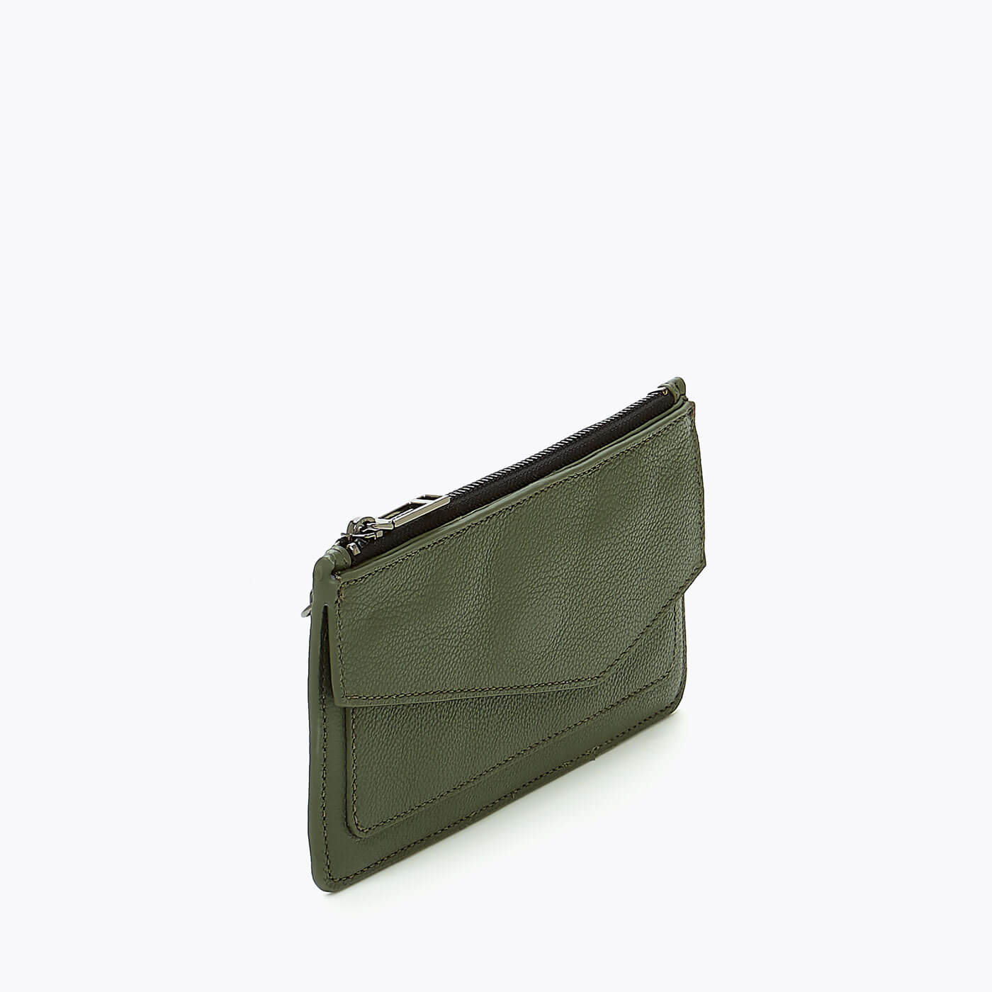 Cobble Hill Slip Wallet ARMY GREEN Designer Accessories