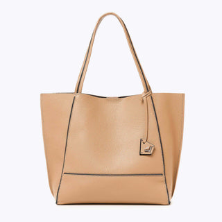 22 Tote Zip Top Tote Bag Women's Fashion Top Handle Tote Bag Casual Shoulder Bag (Camel), Size: One size, Brown